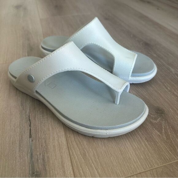 Dansko Krystal Molded Toe Loop Sandals Pearl, Size 38 EU Slip On Comfort 7.5/8 - Picture 9 of 9